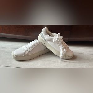 Zara glitter white sneakers